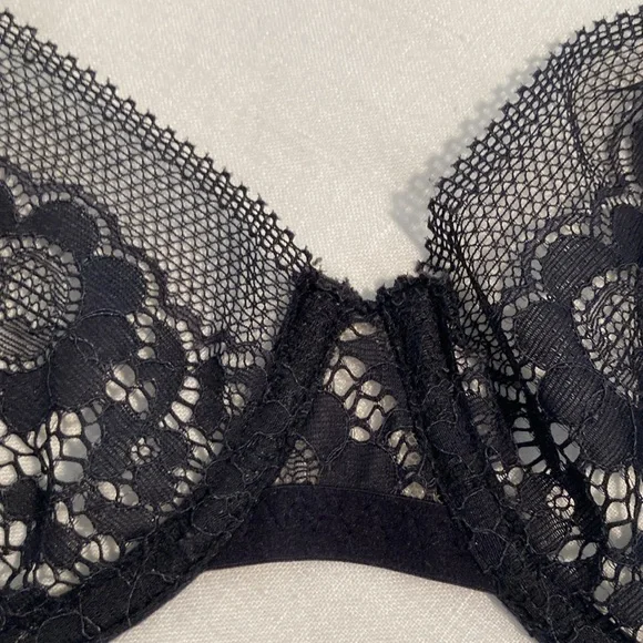 Beija London lingerie lace bra blue 34D - Picture 12 of 16